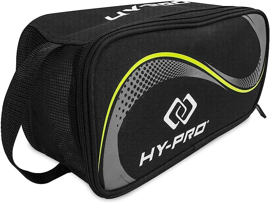 Hy-Pro Performance Black Football Boot Bag | Quick Dry Shoe Bag 