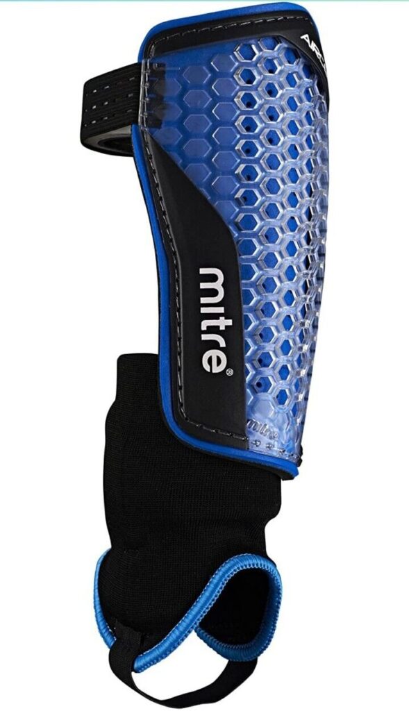 Mitre Aircell Power Ankle Protect Football Shin Pads